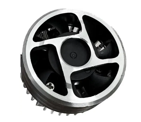 лампа LED H11 12V-24V MICHI Can 75W 5500K 5300L с обманкой радиатор с вентилятором H11 Michi Can LED 75W - зображення 2