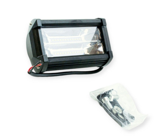 фара дополнительная LED  прямоуг. 100х75х65 (Д/В/Ш) 60W 20SMD комбинированный Н11