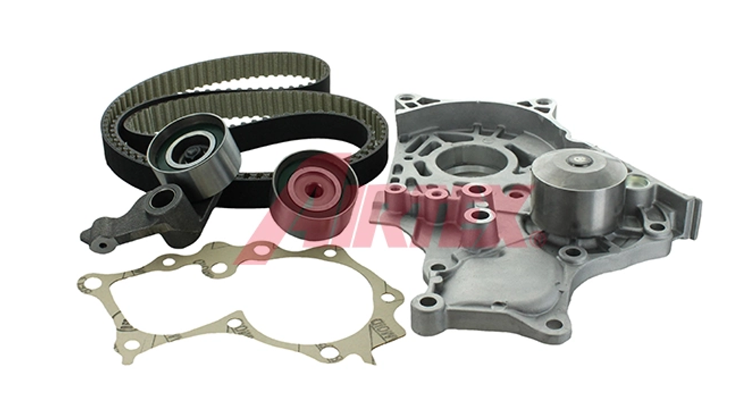 ремкомплект ГРМ (ремень+ролики+помпа) Toyota Avensis, Corolla 2.0D (03-09)  (AIRTEX)