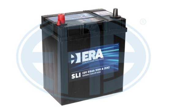 Аккумулятор - ERA SLI, 35Ah, EN 300, 187x127x227 (ДхШхВ), левый "+", 6СТ-35 Аз