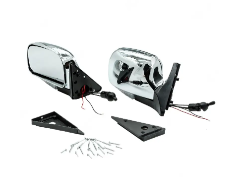 зеркало наружное 2105-2107 большое хром к-т Elegant