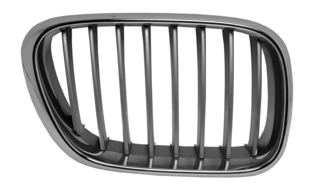 Решітка права хром./чорний с хром. рамкой -11/03