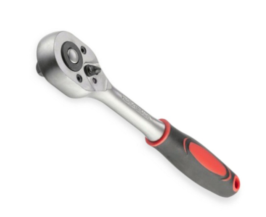 трещетка с квадратом   3/8" 24 зуба 200 мм CrV Intertool