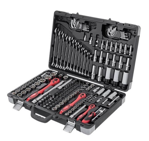 набор инструмента 1/2",1/4",3/8"  176 шт  с битами PROFI  Тайвань