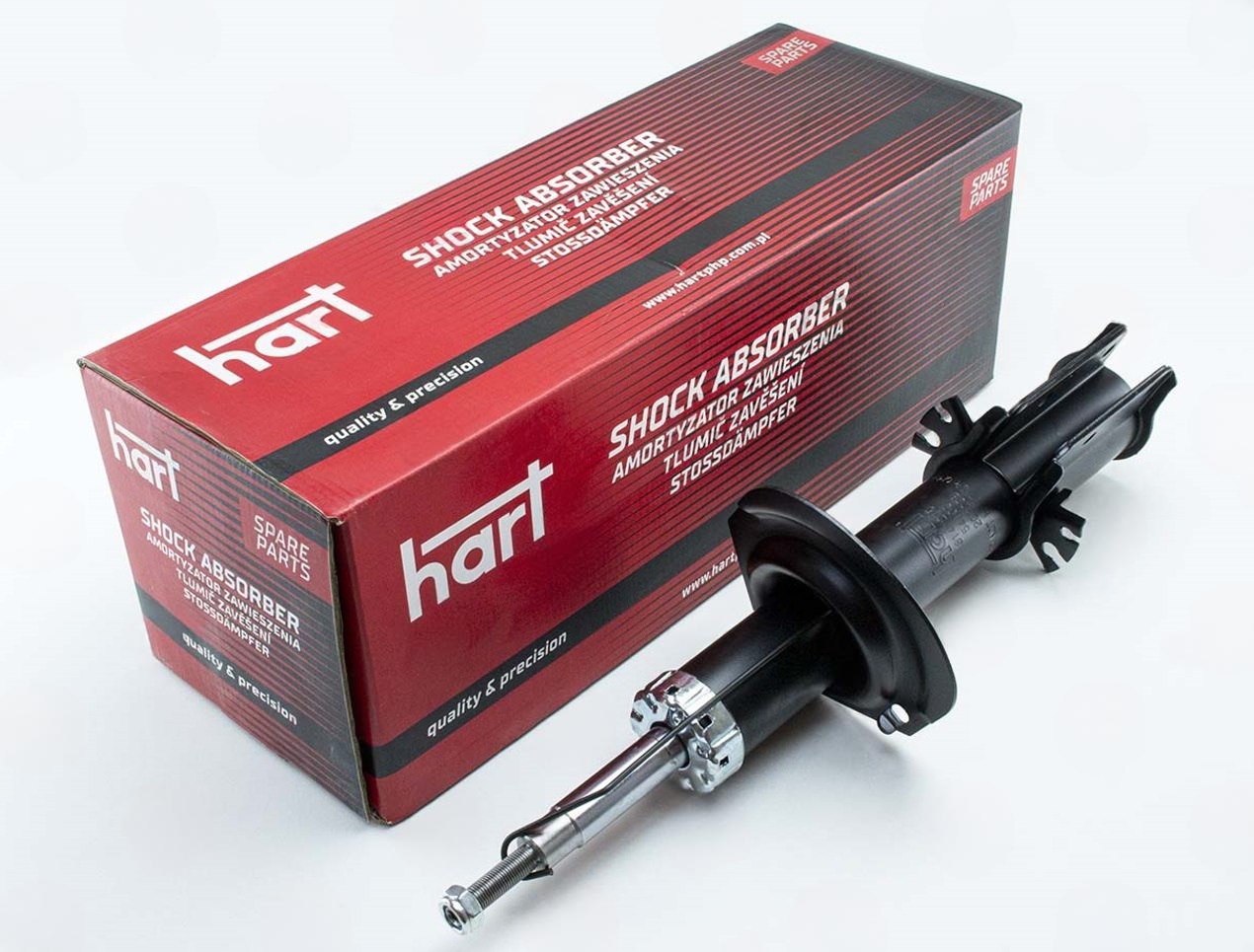 амортизатор пер. Fiat Idea, Lancia Musa 03->  (HART)