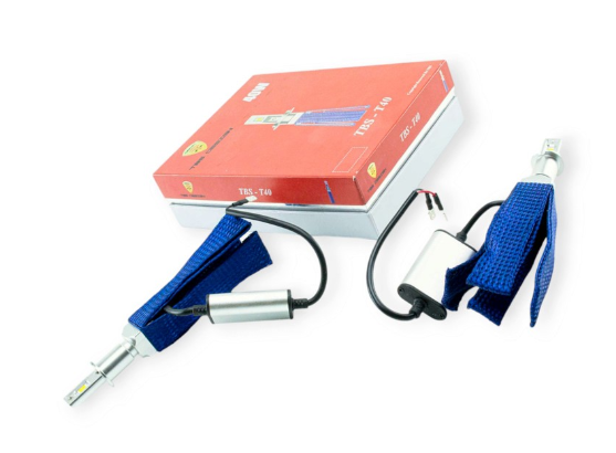 лампа LED H3 12V-24V T40 6000K 40W радиатор+обманка