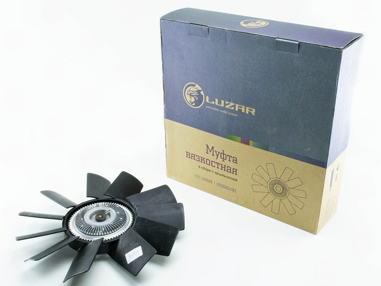 вентилятор радиат.механич. Газель-Бизнес,Next  Cummins 2.8 (гидромуфта) LUZAR
