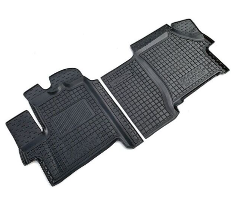 коврики салона Peugeot Boxer 2021-> c органайзером борт 2,5см, с перемычкой