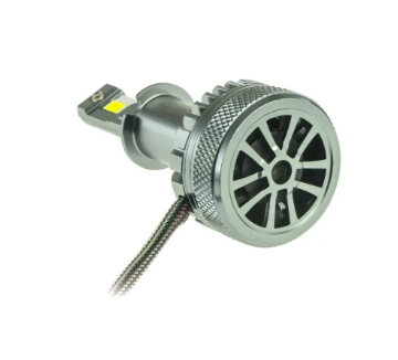 лампа LED H3 12V-24V Type 48 70W 5500K 18000L радиатор+вентилятор type 48 LED H3 - зображення 3