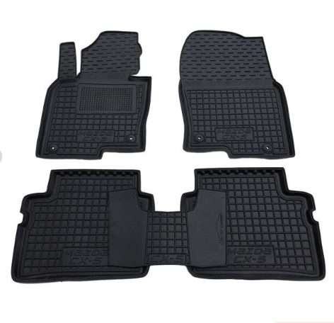 коврики салона Mazda CX-5 2012-2017  борт 2,5см, с перемычкой