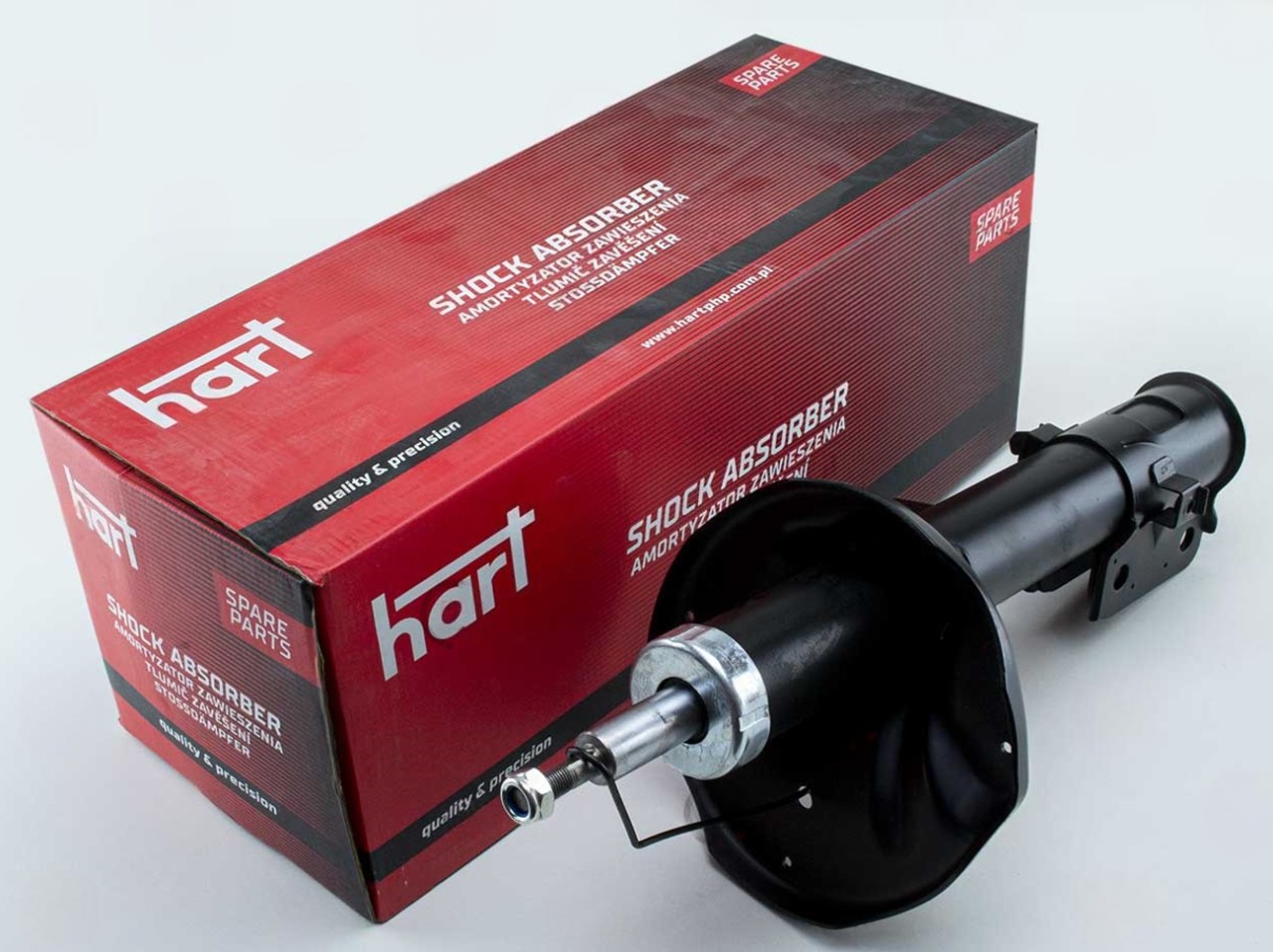 амортизатор зад. Kia Sportage 04-> левый L  (HART)