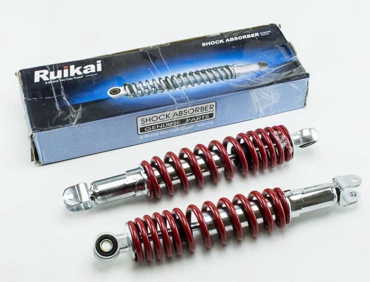 амортизатор задний HONDA AF-34 (340мм) регулируемый (красный)