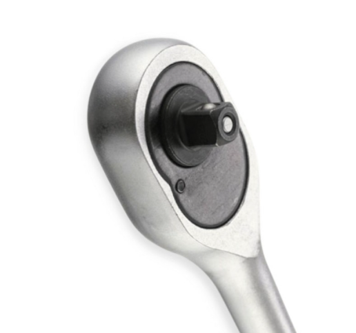 трещетка с квадратом   1/4" 45 зубов 150 мм CrV Intertool HT-2117 - зображення 5