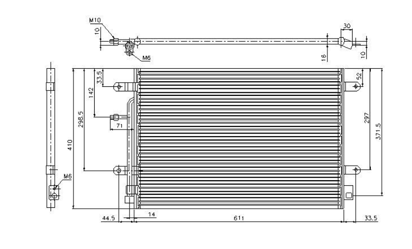 Конденсер SEAT EXEO (2009) 2.0 TDI