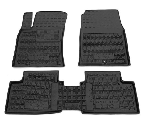 коврики салона Hyundai I30 2020-> борт 2,5см, с перемычкой