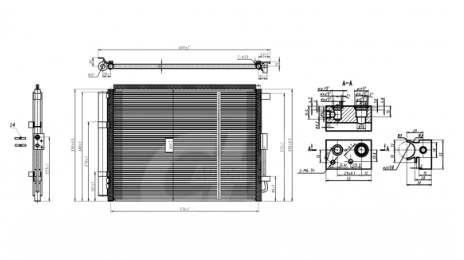 радиатор кондиционера Hyundai Elantra, i30, Kia Ceed 1.4/1.6CRDi 12->  (HART)