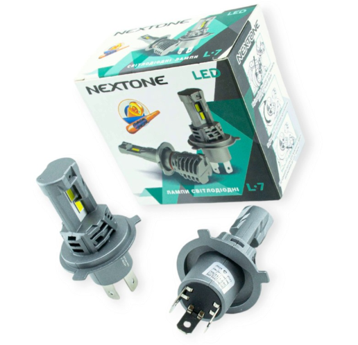 лампа LED H4 12V Nextone L7 25W 6000K 6000L радиатор