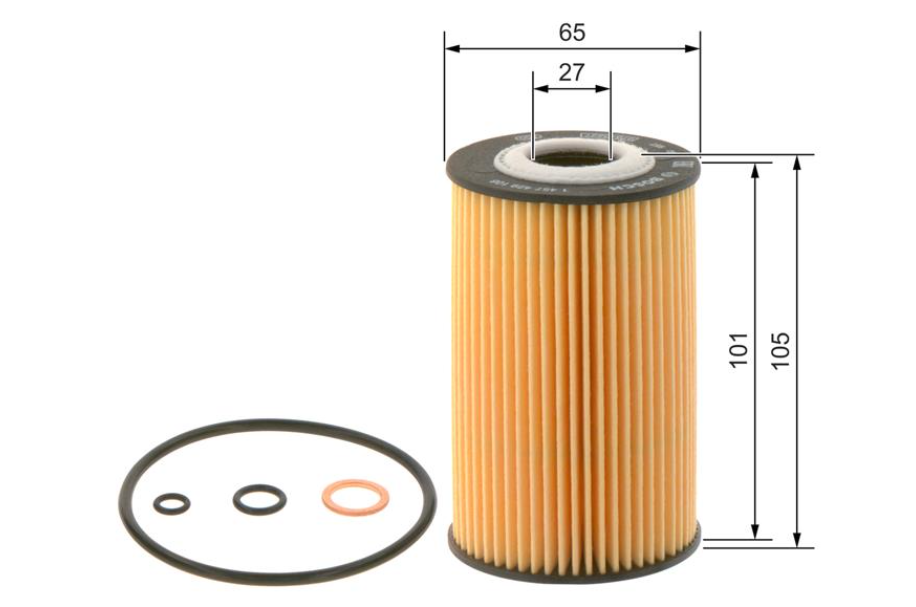 Фільтр масляний 1 457 429 108 - зображення 2