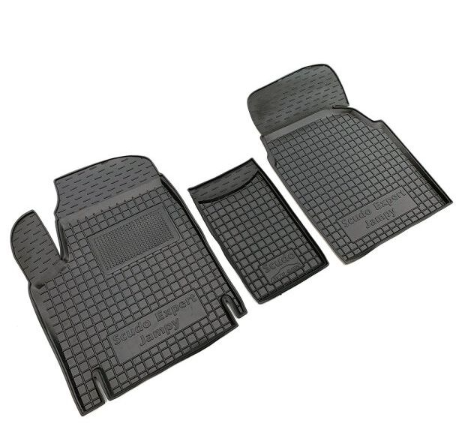 коврики салона Fiat Scudo, Peugeot Expert, Citroen Jumpy 1995-2007  борт 2,5см, с перемычкой, (5шт)