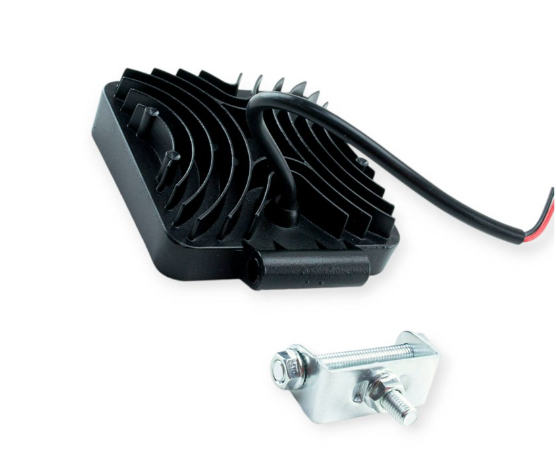 фара дополнительная LED 110х110х42 (Д/В/Ш) 27W ближний EPISTAR 06T-27W/42/F - зображення 2