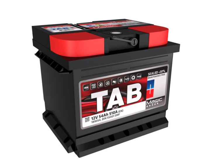 Аккумулятор TAB 54Ah 510A EN, 207x175x175, крепление: B13,правый "+"