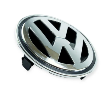 эмблема реш. Volkswagen Passat B6 Ø 15см, пластик, хром