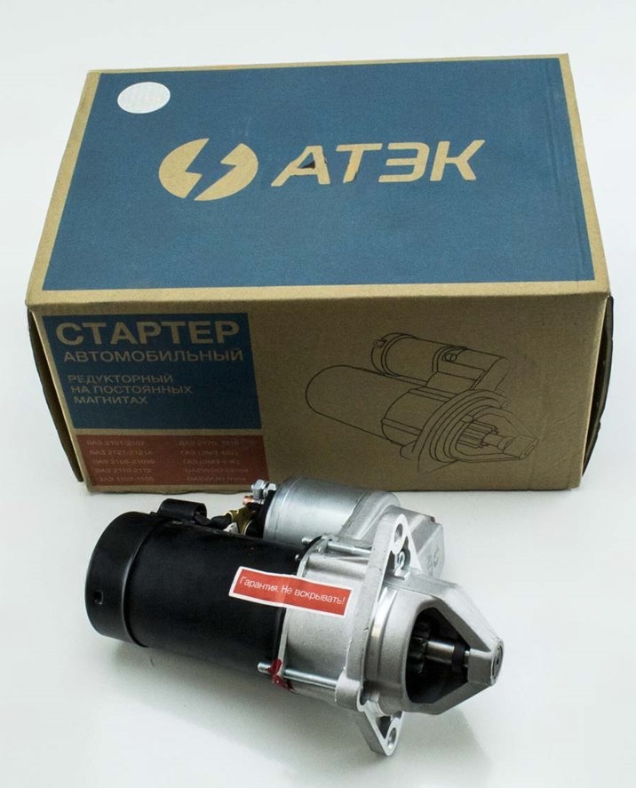 стартер Lanos 1,5, Aveo, Lacetti 1,1 kw 10 зуб. (АТЭК)