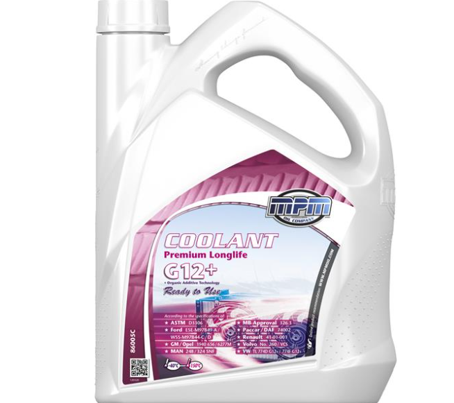 Антифриз MPMOIL / -40°C / червоний / 5л. /( VW TL 774D/F (G12+), MB 325.3, FORD WSS-M97B44-D)