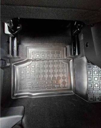 коврики салона Renault Duster 2025-> 2WD борт 2,5см, с перемычкой  "под заказ" 12178 - зображення 9