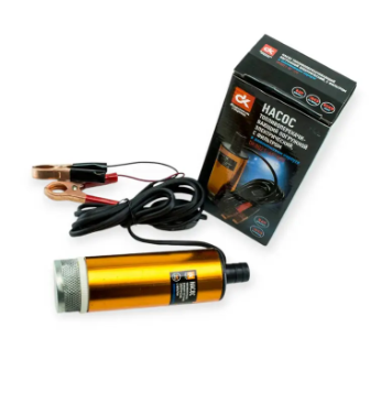 насос для перекачки топлива погружной 24В/30л/d50/штуцер 19мм Dk с фильтром