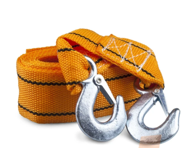 трос буксир. лента   2 т х 4,5м х 60мм крюк/оранж/кулек/полипропилен Lavita