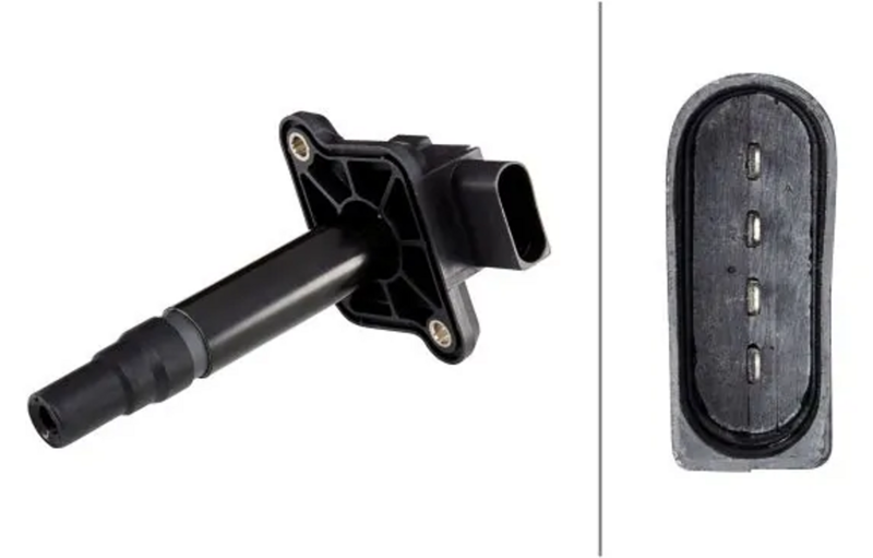 катушка зажигания Audi A4, A6, Skoda Octavia, SuperB, VW Golf IV, Passat 1.6-4.2i (93-10)  (HELLA)