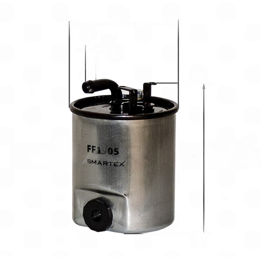 фильтр топливный MB Sprinter I CDI (00-06), Vito I CDI (99-03) с подогр.  (SMARTEX)