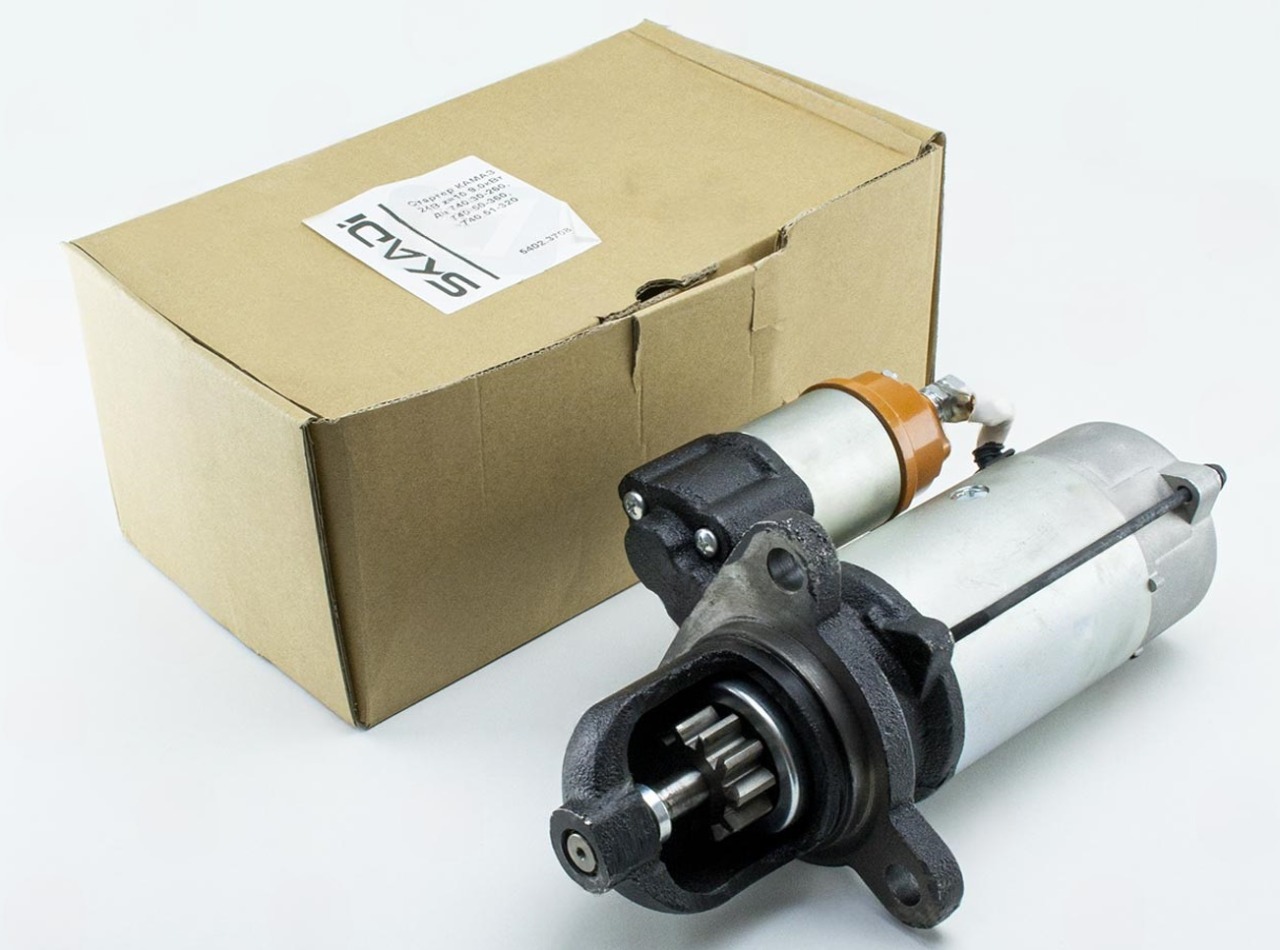 стартер КАМАЗ Z=10 редукт. 9КВТ (ЕВРО 2,3) (Skadi)