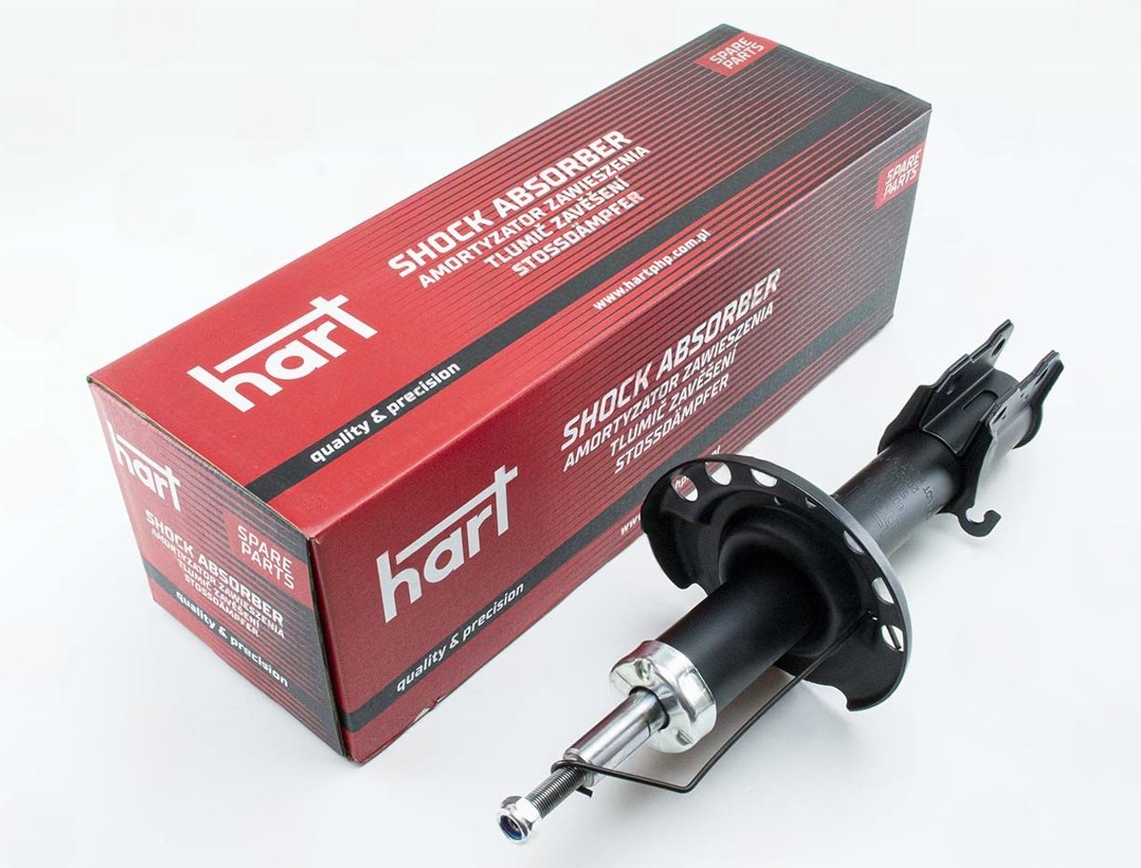 амортизатор пер. Opel Corsa, Combo 01-> левый L  (HART)
