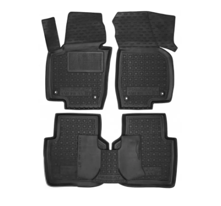 коврики салона VW Passat B7 2010-2014 USA борт 2,5см, с перемычкой