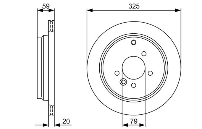 Гальмівний диск 0986479375 - зображення 2