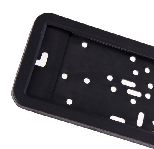 рамка под номер  нержавейка  книжка "матовая" черная Vitol РН-70050 - зображення 2