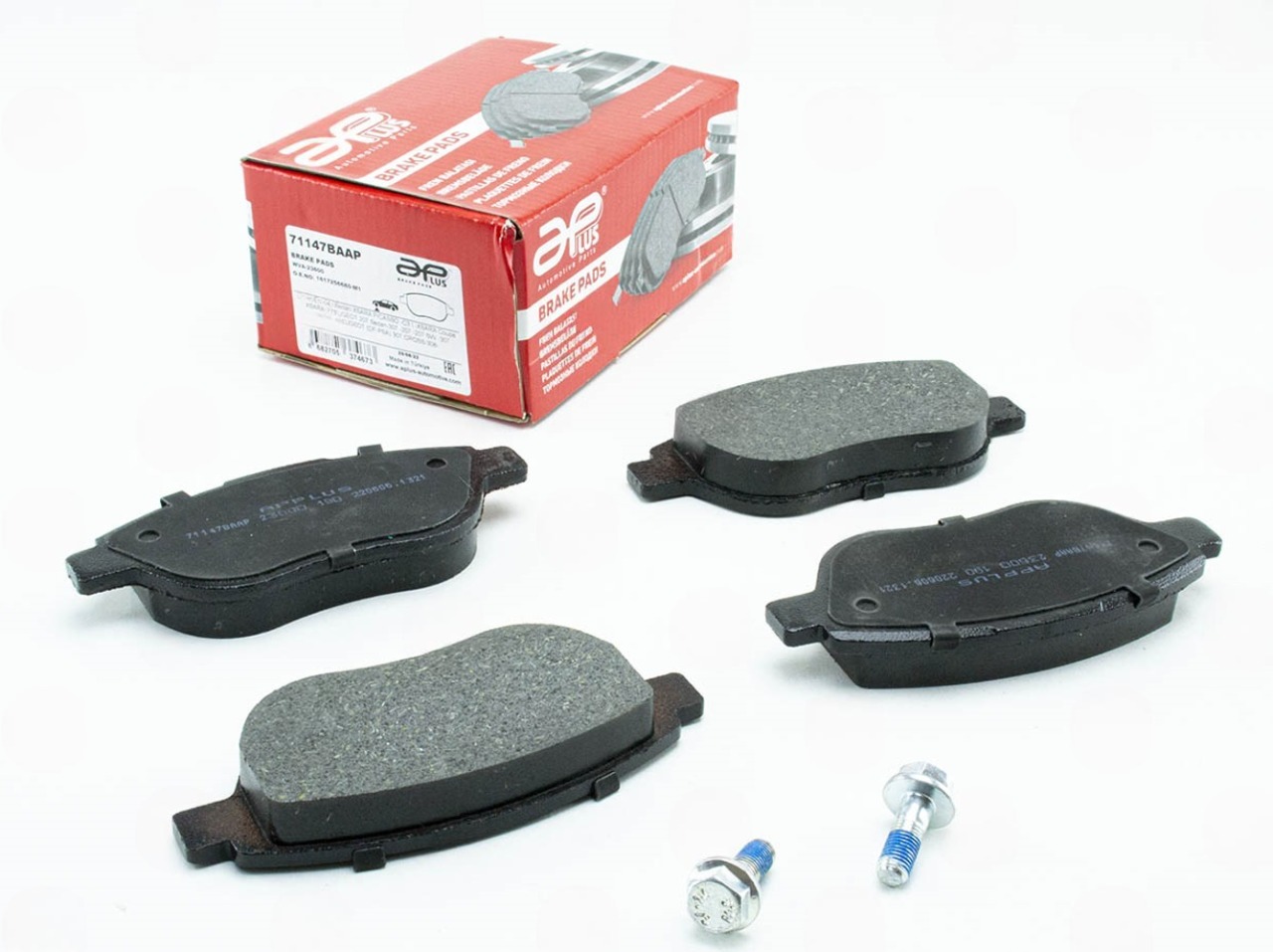 колод.торм. пер. Peugeot 207 05->  (APLUS)