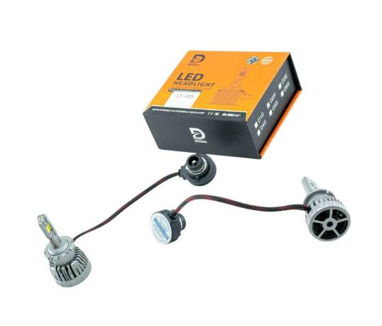 лампа LED D2 12V LY 6000K 10000L радиатор c вентилятором + обманка