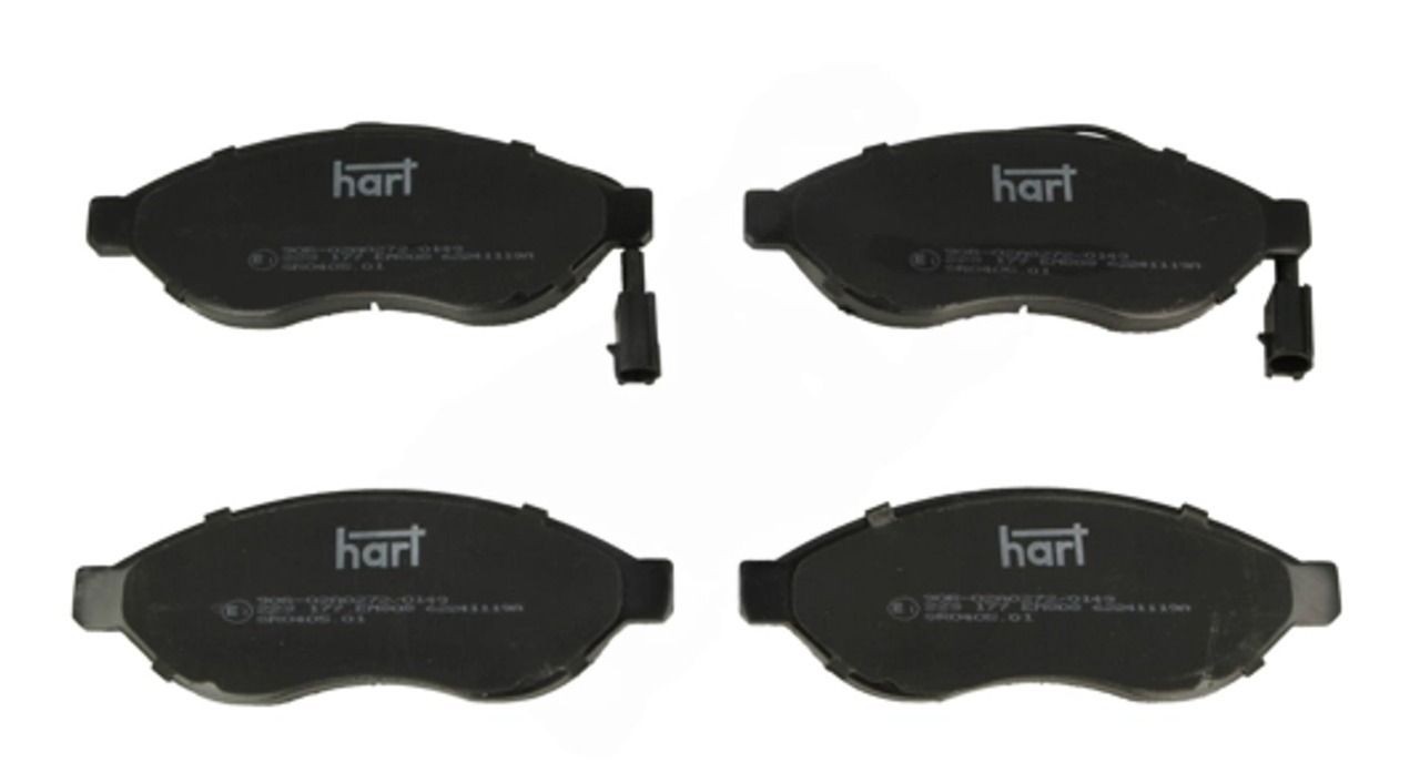 колод.торм. пер. Fiat Ducato-Peugeot Boxer 06-> (1.1-1.5T)  (HART)