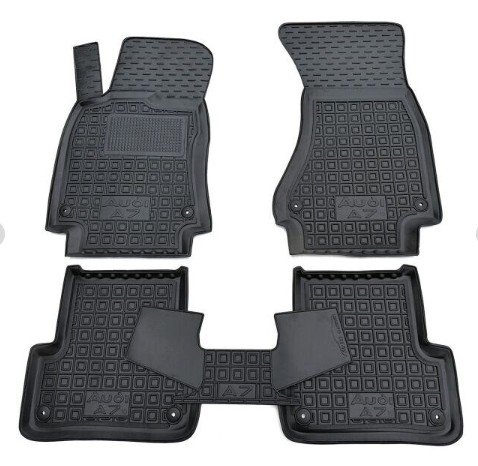 коврики салона Audi A7 (G4) Sportback 2010-2014  борт 2,5см, с перемычкой