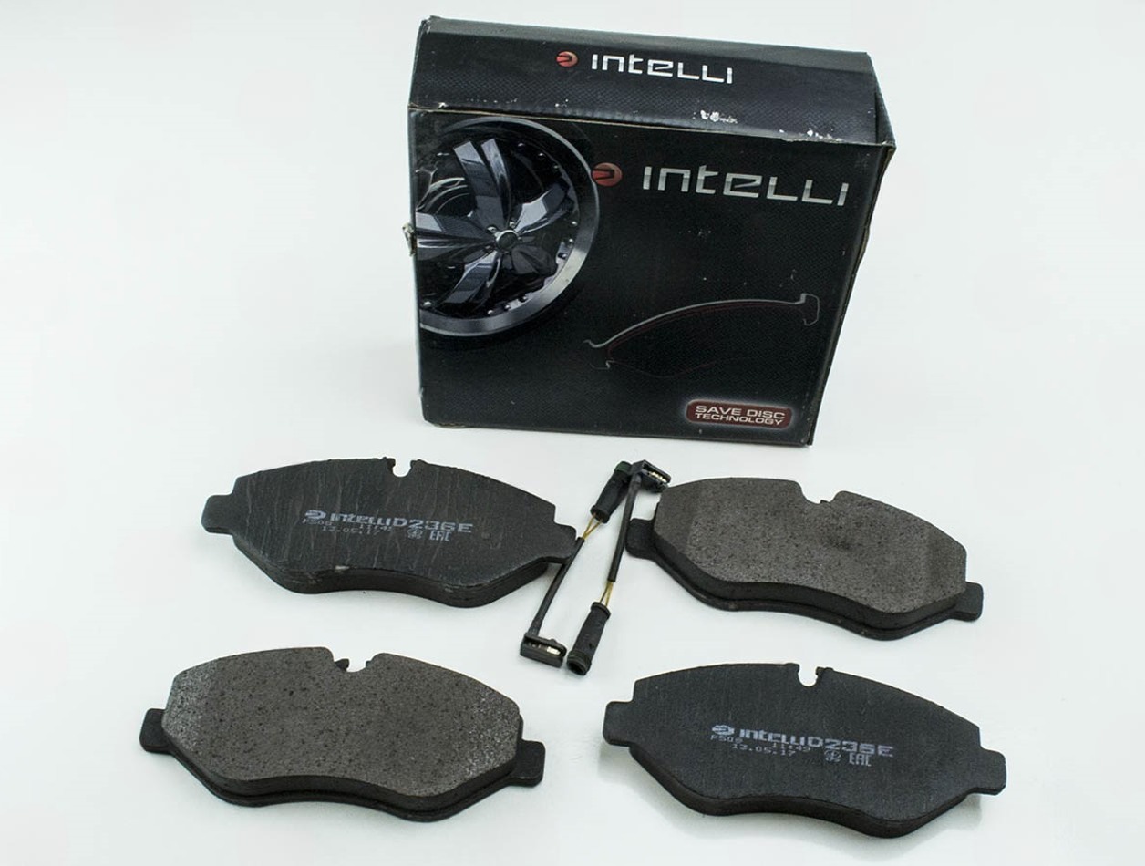 колод.торм. пер. MB Sprinter-VW Crafter 06-> однокат. Vito 447 с датч.  (Dafmi Intelli)