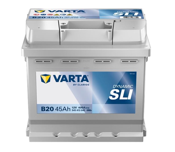 Аккумулятор - ERA SLI, 45Ah, EN 400, 207x175x190 (ДхШхВ), левый "+", 6СТ-45 Аз