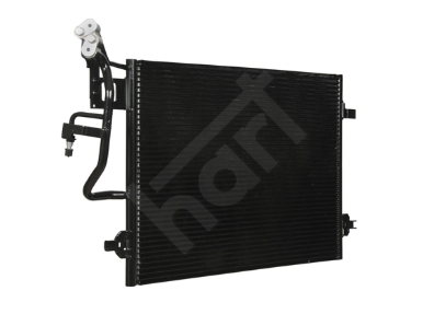 радиатор кондиционера VW Passat B5+ (00-05)  (HART) 603 224 - зображення 2