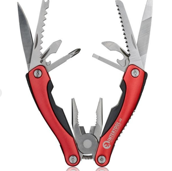 мультиинструмент 12 в 1, L-160мм (чехол) Intertool HT-0541 - зображення 5