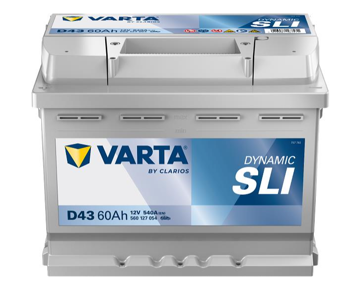 Аккумулятор VARTA BLUE DYNAMIC 60Ah, EN 540, левый "+" 242x175x190 (ДхШхВ) | 6СТ-60 Аз (D43)