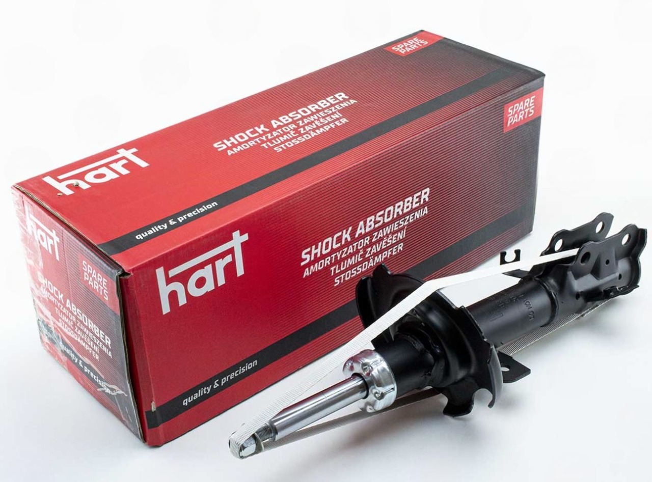амортизатор пер. Ford Fiesta, Mazda 2 07-> левый L  (HART)