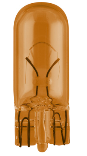 лампа БЦ 12V 5W W2.1х9.5d PHILIPS Orange