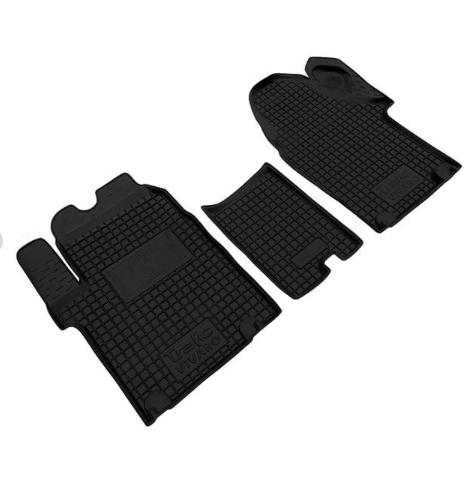 коврики салона Renault Trafic, Opel Vivaro, Nissan Primastar 2001-2014 борт 2,5см, с перемычкой